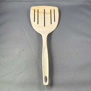 Vintage Foley Cream Plastic Slotted Spatula Turner Mid Century‎ Kitchen Utensil